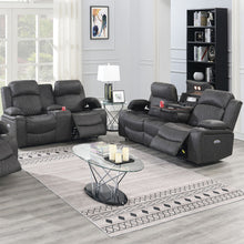 Load image into Gallery viewer, Power Motion Living Room Set With USB Port, Adjustable Headrest, Cup Holder
