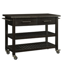 Load image into Gallery viewer, 51" Rolling Kitchen Island With Storage - Brown
