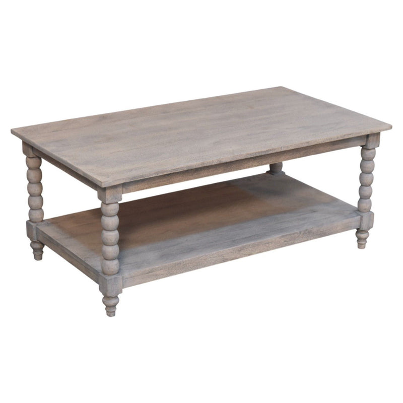 Solid Wood Solid Coffee Table With Drawer (717420) - Brown