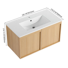 Load image into Gallery viewer, Floating Bathroom Vanity With Sink Combo

