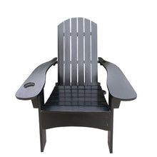 Load image into Gallery viewer, Outdoor Or Indoor Wood Adirondack Chair With An Hole To Hold Umbrella, On The Arm
