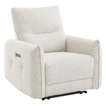 Load image into Gallery viewer, Lalisa - Power Motion Recliner With USB Port - Cream Chenille
