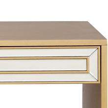 Load image into Gallery viewer, 48" Mirrored Glass Console Table - Gold
