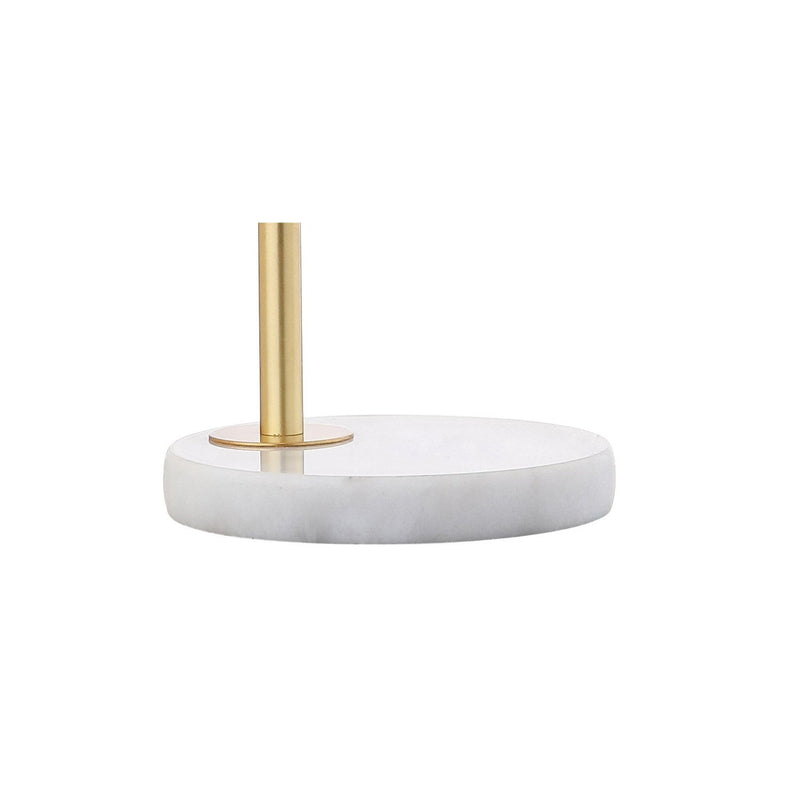 Round Globe Lamp With Globe Shade - Gold