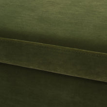 Load image into Gallery viewer, Knox - Square Storage Cocktail Ottoman - Olive Green
