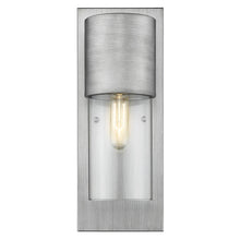 Load image into Gallery viewer, Contemporary Glass Wall Light - Brushed Silver
