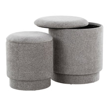 Load image into Gallery viewer, Marla - Upholste Contemporary Ottoman Set
