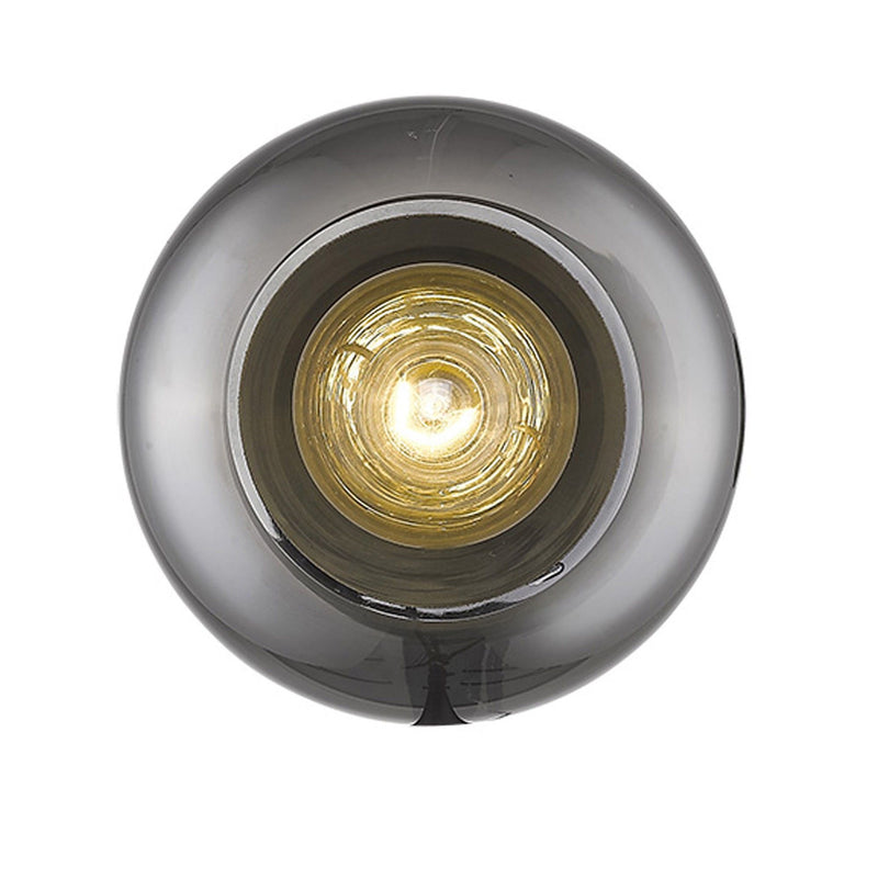 Glass Wall Light - Gold / Smoked