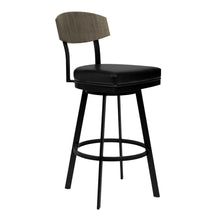 Load image into Gallery viewer, 40" Iron Bar Height Bar Chair - Black
