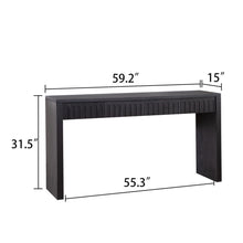 Load image into Gallery viewer, Modern Console Table With 4 Drawers, Entryway Table
