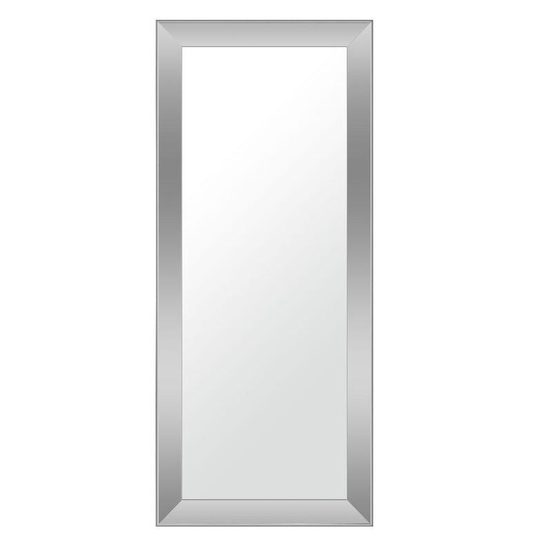 70" Freestanding Framed Accent Mirror - Silver