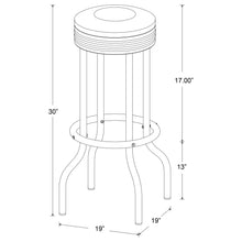 Load image into Gallery viewer, Bar Height Stool Vintage Style (Set of 2)
