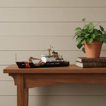 Load image into Gallery viewer, Hand Painted Model Boat (624549) - Black / White
