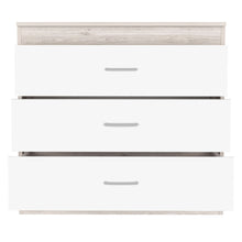 Load image into Gallery viewer, 32" Three Drawer Dresser - White And Gray

