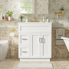Load image into Gallery viewer, Bathroom Vanity With 2 Doors, 2 Drawers, Adjustable Shelf, Hidden Slides &amp; Soft Close Hinges
