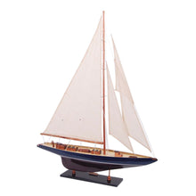 Load image into Gallery viewer, Hand Painted Model Boat (624667) - Blue / Beige
