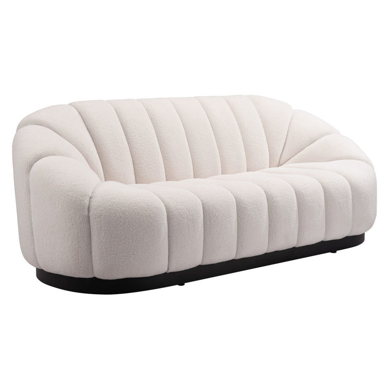 Polyester Sofa - Cream