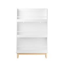 Load image into Gallery viewer, Wall Mounted Bookshelf, 3 Front Facing Display Shelves For Toddler Bedroom - White
