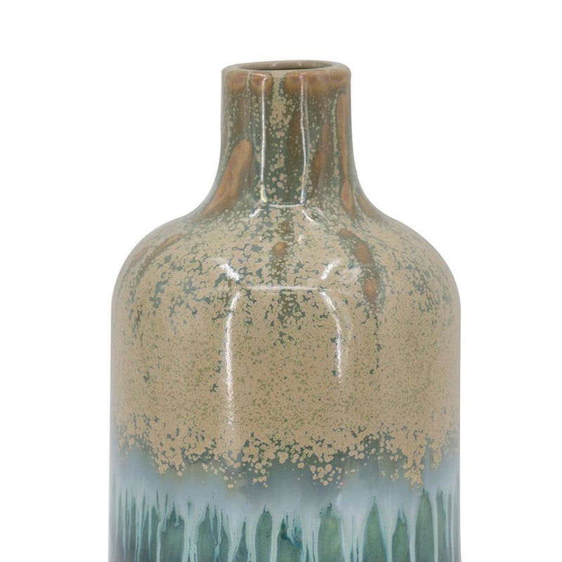 Round Table Vase (Set of 3) - Beige / Blue / Green
