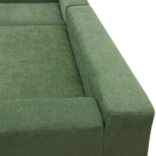 Load image into Gallery viewer, [VIDEO provided] [New] 109*68&quot; Modular Sectional Living Room Sofa Set, Modern Minimalist Style Couch, Upholstered Sleeper Sofa for Living Room, Bedroom, Salon, 2 PC Free Combination, L-Shape, Green
