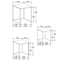 Load image into Gallery viewer, Vestal - 3 Piece Rectangular Nesting Table Set - Gray
