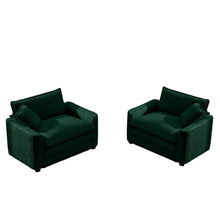 Load image into Gallery viewer, Modern Classic Fabric Single Chair Deep Seat Sofa With Pillow
