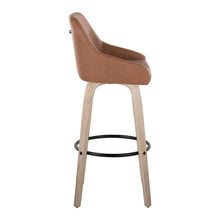 Load image into Gallery viewer, Hannah - Transitional Fixed Height Barstool With Swivel With Round Footrest (Set of 2)
