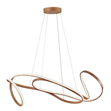 Load image into Gallery viewer, Metal LED Dimmable Smart Enabled Chandelier - Brown
