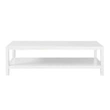 Load image into Gallery viewer, Aluminum Coffee Table With Shelf - White

