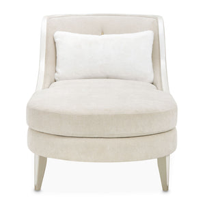 La Marisia - Chenille Chaise - Tranquil / Light Champagne