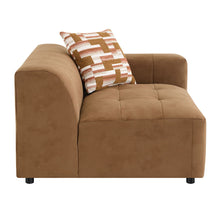 Load image into Gallery viewer, Zoey - Modular - LF Arm Chair With Pillow - Chocolate Suede
