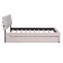 Load image into Gallery viewer, Upholstered Platform Bed With Trundle
