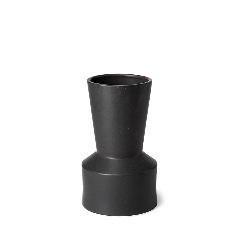 Abstract Cylinder Table Vase (397542) - Black