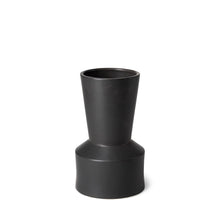 Load image into Gallery viewer, Abstract Cylinder Table Vase (397542) - Black
