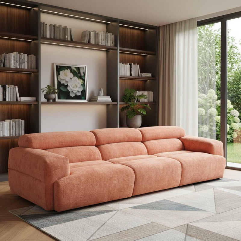 Manufactured Wood Sofa - Orange