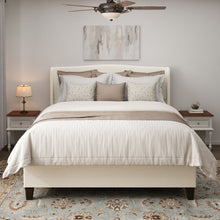 Load image into Gallery viewer, Platform Bed Frame With Tall Headboard And High Footboard
