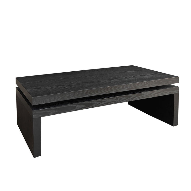 48" Floating Frame Coffee Table - Black