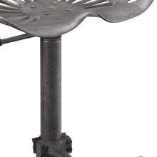Load image into Gallery viewer, Backless Adjustable Height Bar Chair With Footrest 23" - Gray
