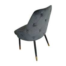 Load image into Gallery viewer, Upholstered Dining Side Chairs (Set of 2) - Gray / Black
