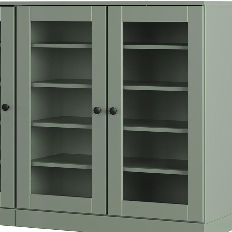 Solid Woodshoe Storage Cabinet (756025) - Sage