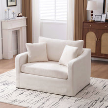 Load image into Gallery viewer, Farmhouse Accent Chair With 2 Bolster Pillows
