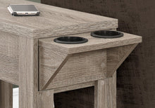 Load image into Gallery viewer, Accent Side Table, Storage, Lamp, Transitional Space-Saving Design
