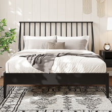 Load image into Gallery viewer, Bohemian Platform Bed With Tall Headboard
