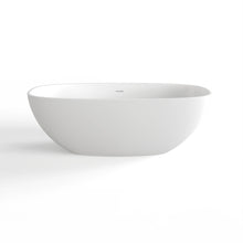 Load image into Gallery viewer, Soaking Bathtub, Freestanding, Solid Surface - Matte White
