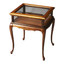 Load image into Gallery viewer, Glass End Table - Brown And Clear
