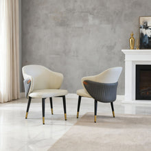 Load image into Gallery viewer, Dining Chairs Ergonomic (Set of 2) - Beige
