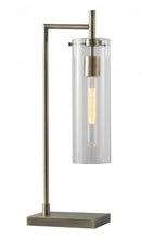 Load image into Gallery viewer, Novelty With Clear Cylinder Shade - Brass
