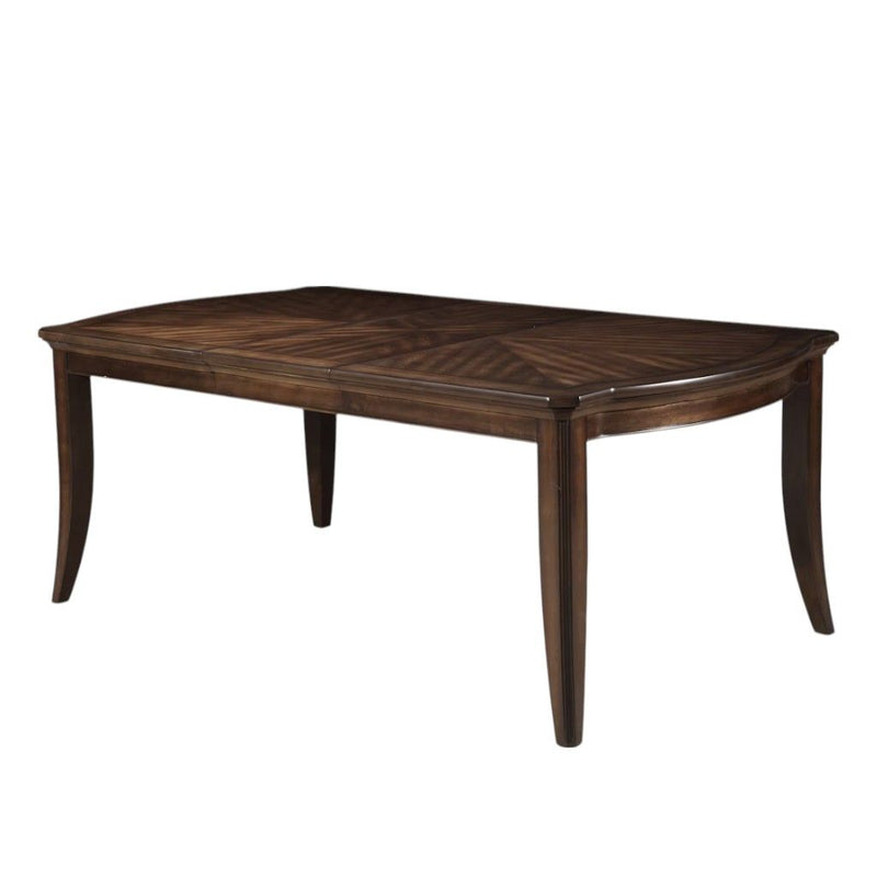 Wood Removable Leaf Extendable Dining Table - Walnut