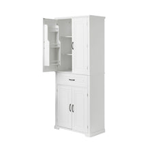 Load image into Gallery viewer, Bathroom Storage Cabinet With Doors And Drawer, Adjustable Shelf

