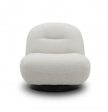Load image into Gallery viewer, Fabric Swivel Lounge Chair - Cream
